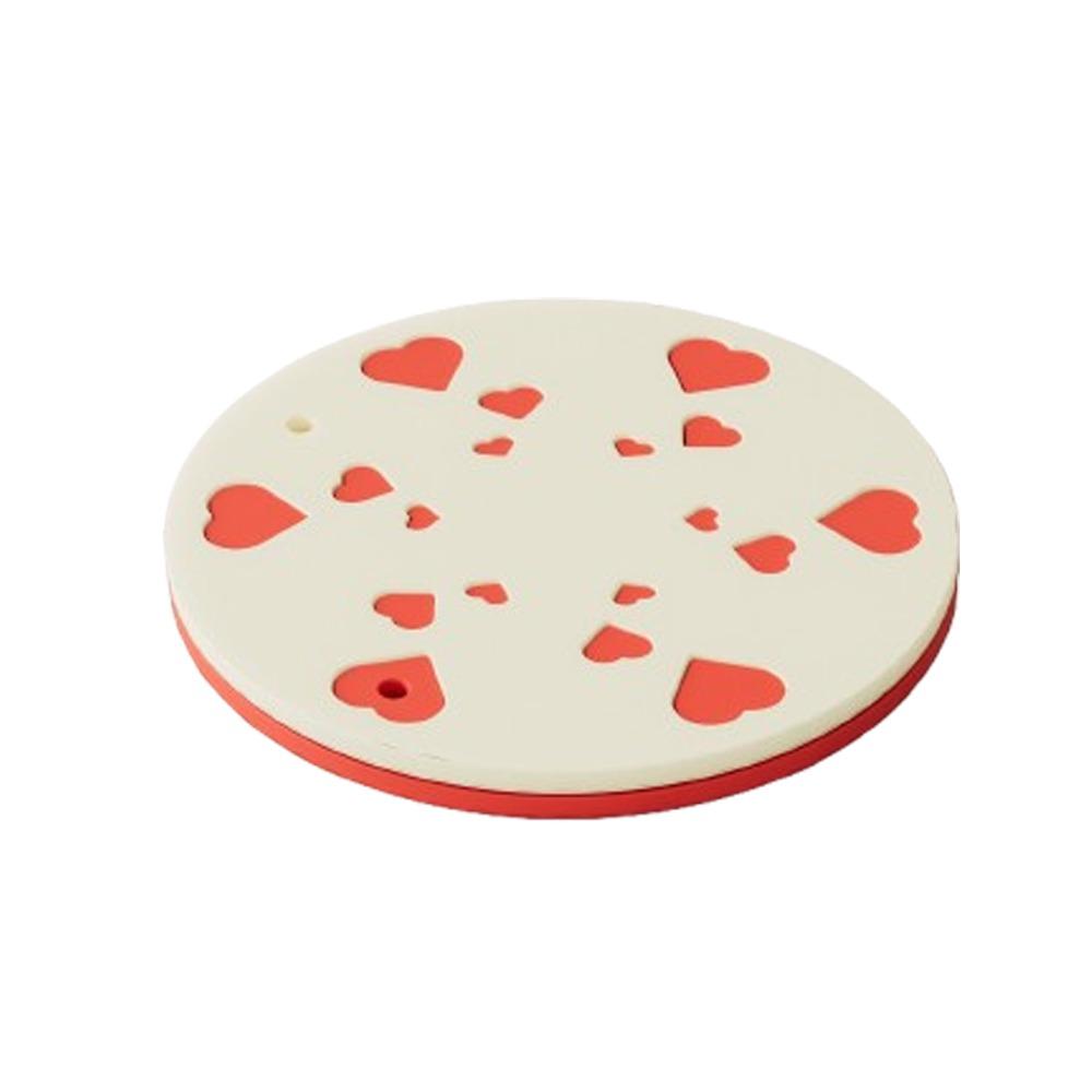 Non-Slip Oil-Resistant Place Mat Heat-resistant Cup Mat Multi-functional Pot Holder Kitchen Use Round