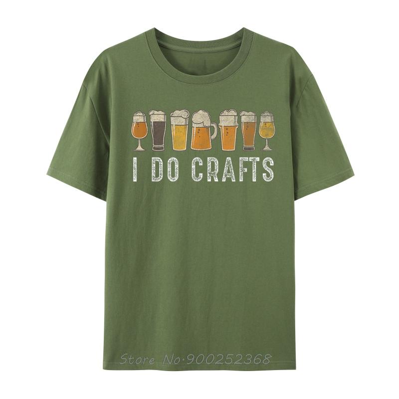 Craft Beer Vintage I Do Crafts Home Brew Art Cute Man Men Tshirt Luxury Graphic Designer T Shirt Oneck Tshirt Cotton Tees