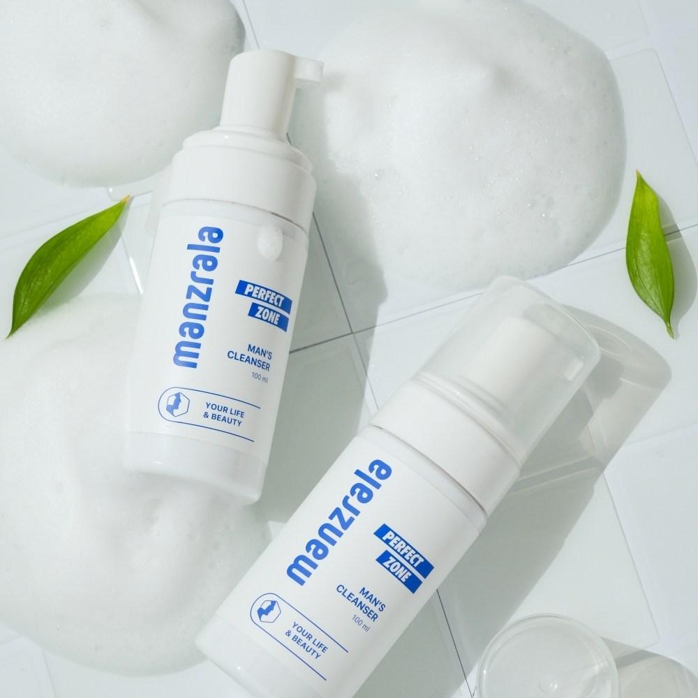 Edible Fragrance Men's Lala Perfect Zone Men's Cleanser Men's Y Zone Anal Groin Cleanser, Perfect Zone 2+1, 100ml, 3 Pieces