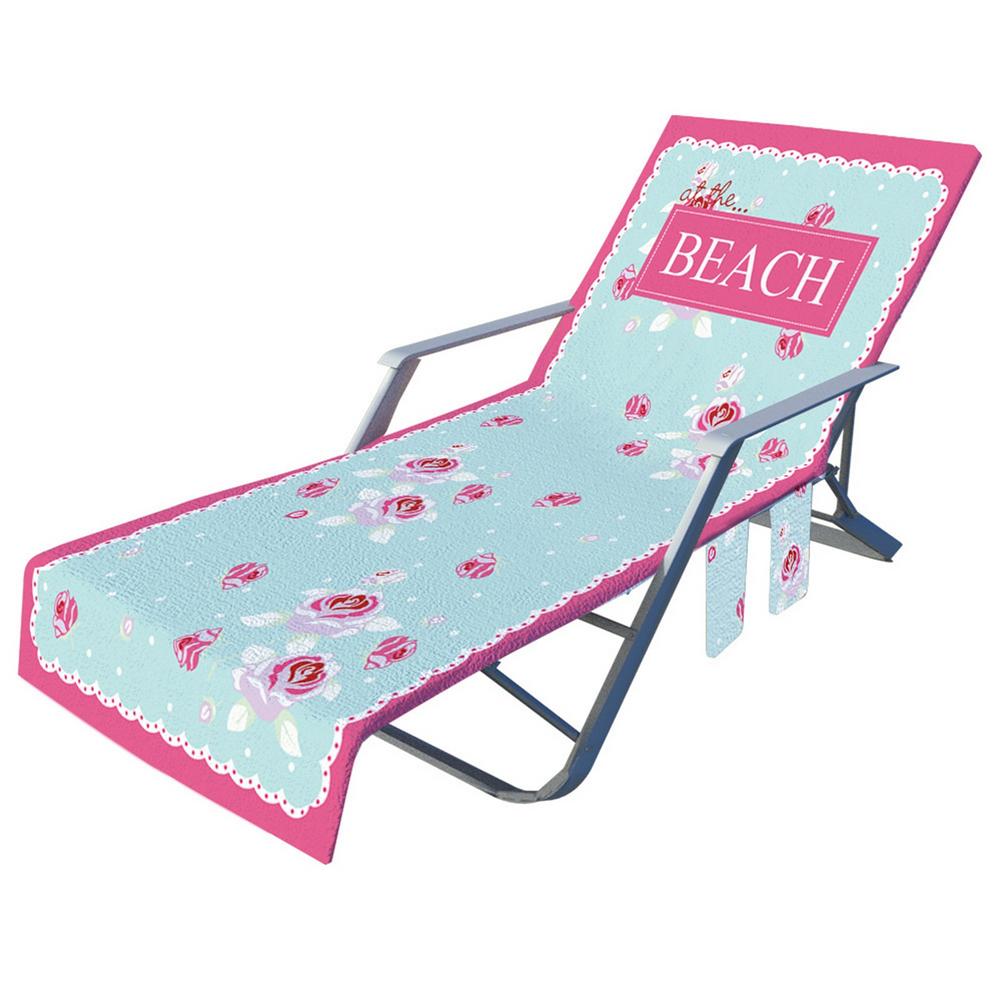 

Beach Chair Cover Pool Sunbath Lounger Covers With Side Pockets Perfect For Swimming Pools Beaches Or Sunbathing зелений