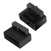 1/2/3/5PCS USB 3.0 19P 20P 90 Degree Computer Motherboard Header Adapter Plug-in Converter PC Desktop Mainboard Connector Plugs
