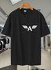 2025 New Sporty Graphic Print Short Sleeve T-shirt - Breathable Mesh Fabric