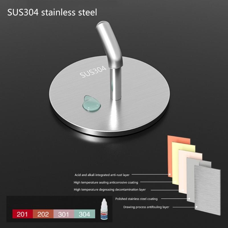 Set of 5 Versatile Adhesive Towel Holders Convenient Stick On Hooks for Bathroom Livingroom Rustproof Towel Holder Hooks