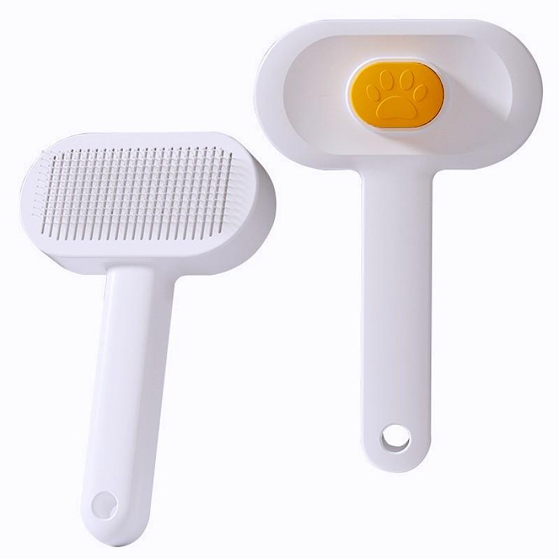 Self Cleaning Dog Brush One Button Automatic Pet Hair Remover Grooming Massage Comb For Cats Dogs Pet Supplies