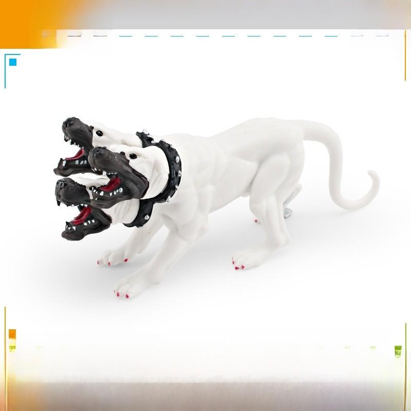 Mythical Creature Three Headed Dog Pvc Model For Kids Education And Collecting
