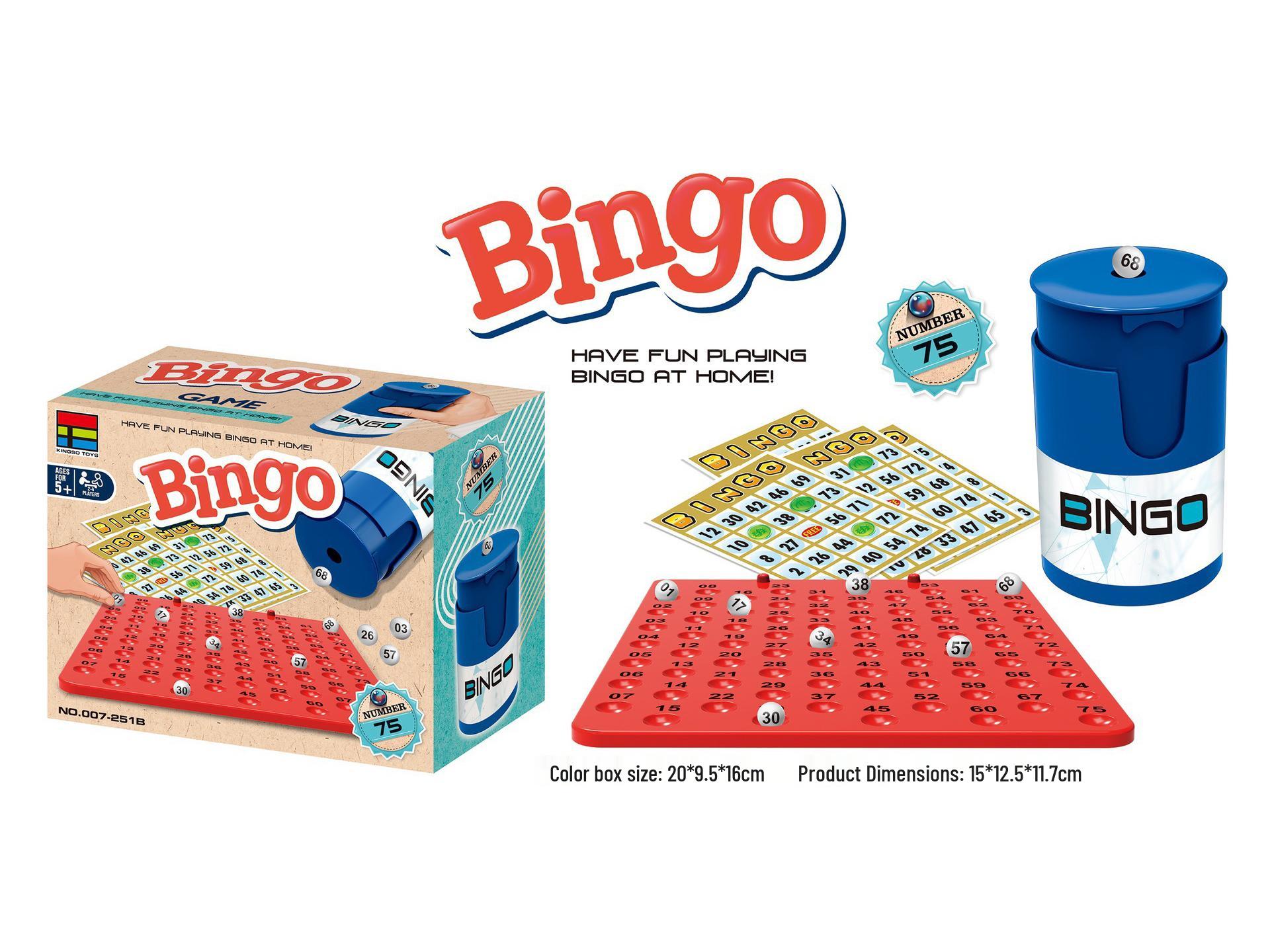Детская интерактивная игра БИНГО с шариками для двух игроков – Образовательная семейная настольная игрушка