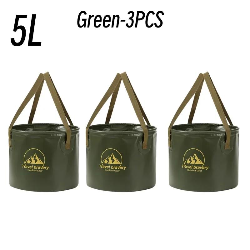 Durable Multi-functional Portable Basins Waterproof Collapsible Sink Bucket Travel Basin Camping Hiking Storage Bucket 10L/20L