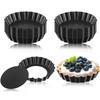 Non-Stick Quiche Pan Removable Bottom Cupcake Tin New Mini Tart Mold Home Baking Tool