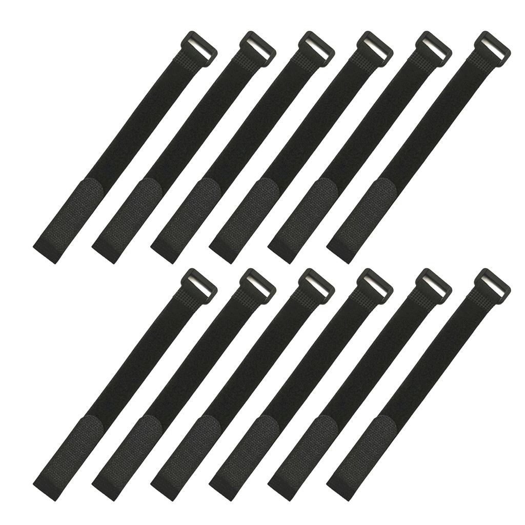 12 ks Držák na prut Popruh Páska Omotávka Rybářské náčiní Držák na prut Opakovaně použitelné stahovací pásky Šle Zapínání Kabelová šňůra