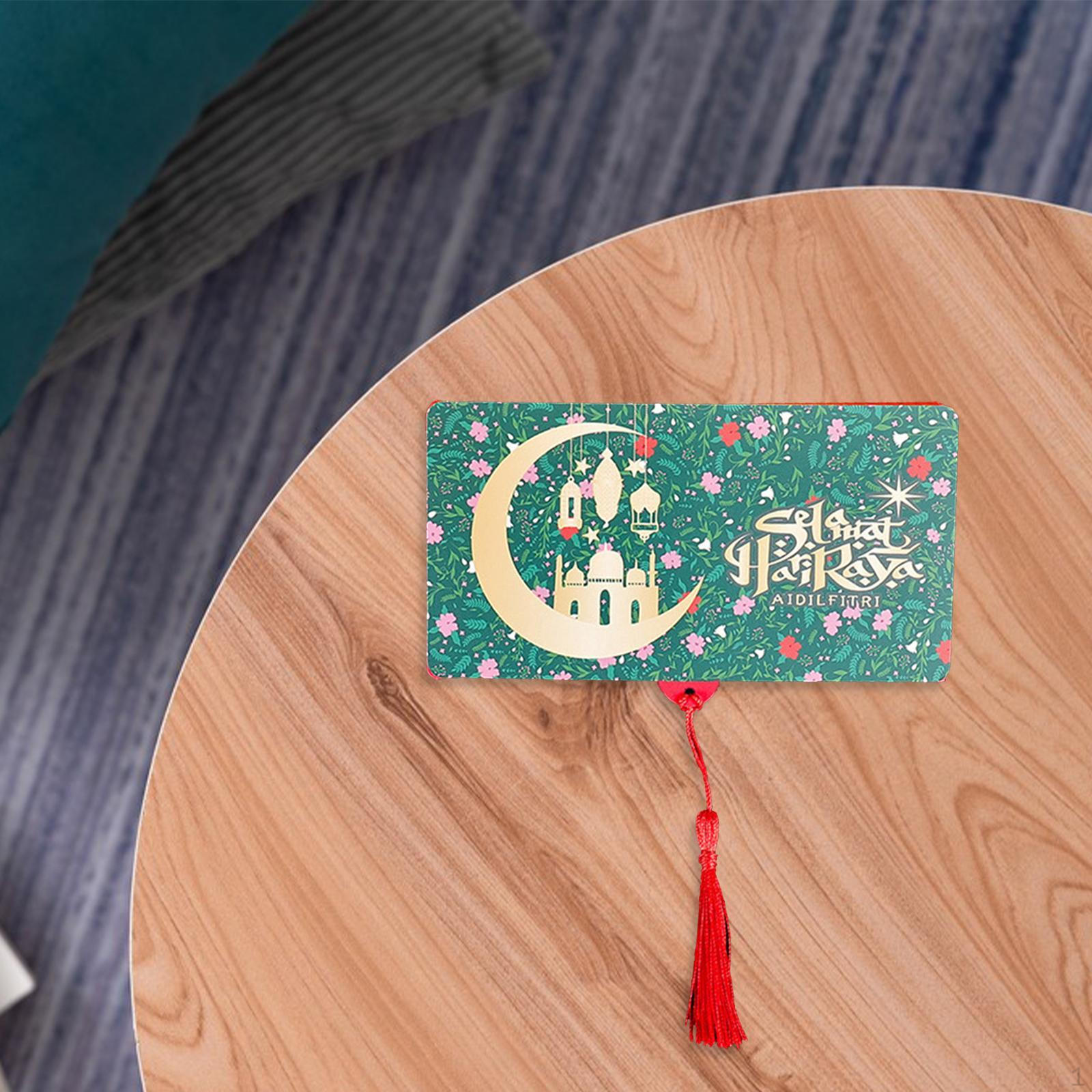 

Грошовий конверт для святкування Рамадану з червоним пакетом Moon