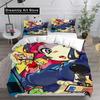 Cartoon Panty & Stocking with Garterbelt Bedding Set Single Twin Full Queen King Size Bed Set Adult Kid Bedroom Duvet Cover Sets