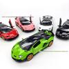 1:32 Alloy Lamborghini Sports Car - 15cm Pull-Back Toy with Openable Doors for Collection and Display