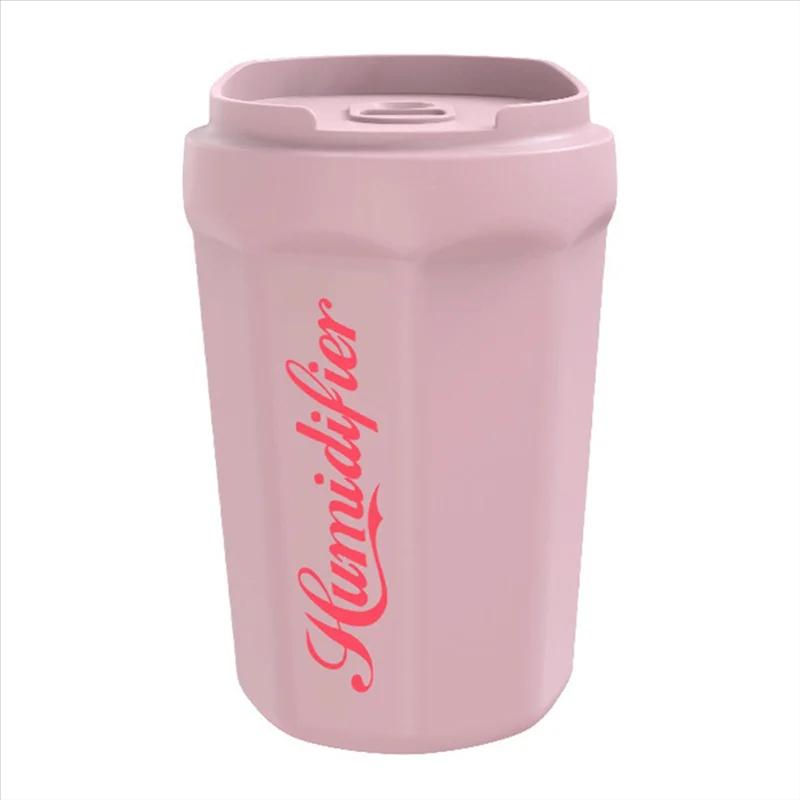 

Coke Cup Car Humidifier Mini Humidifier Bedroom Home USB Desktop Heavy Fog Mini Small Portable Air Humidifier рожевий