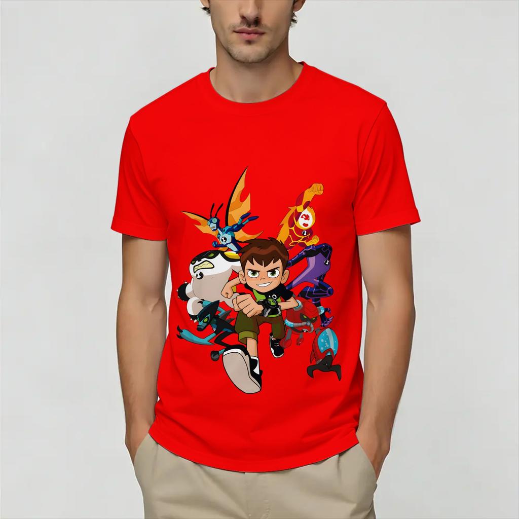 Ben 10 Aliens TShirts Unisex Novelty 100 Cotton Tee Shirt Round Neck Short Sleeve T Shirt Gift Idea Clothes