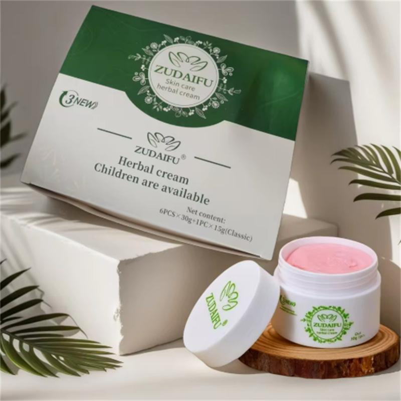 6pcs 30g And1pc 15g ZUDAIFU New Third Generation Herbal Cream Beauty Pink Body Skin Care Cream Combination Set