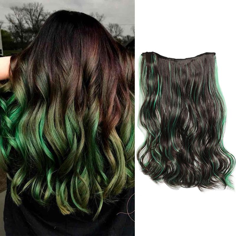 5 luxurious long wave hair clips high-quality BB clip synthetic wig elegant and natural daily styling suitable for all women