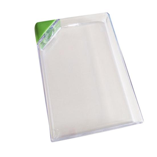 450ML Kreativní Průhledná Přenosná Plochá Plastová Láhev na Vodu Tvaru Knihy