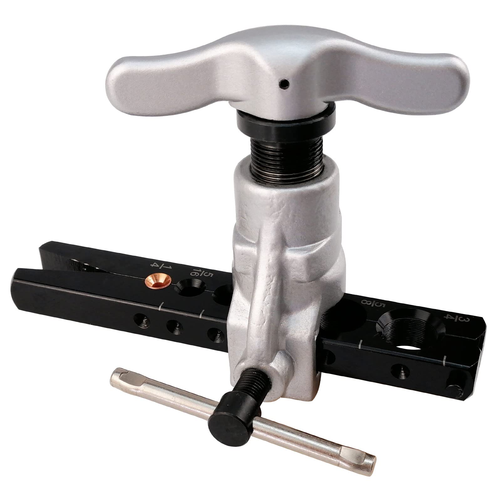 

Generic 7Akiranoai Flaring Tool Compatible with 6 Sizes New Refrigerant Flaring Tool Set, (CT-806-A) (1/4 , 5/16 , 3/8 , 1/2 , 5/8 , 3/4 ),