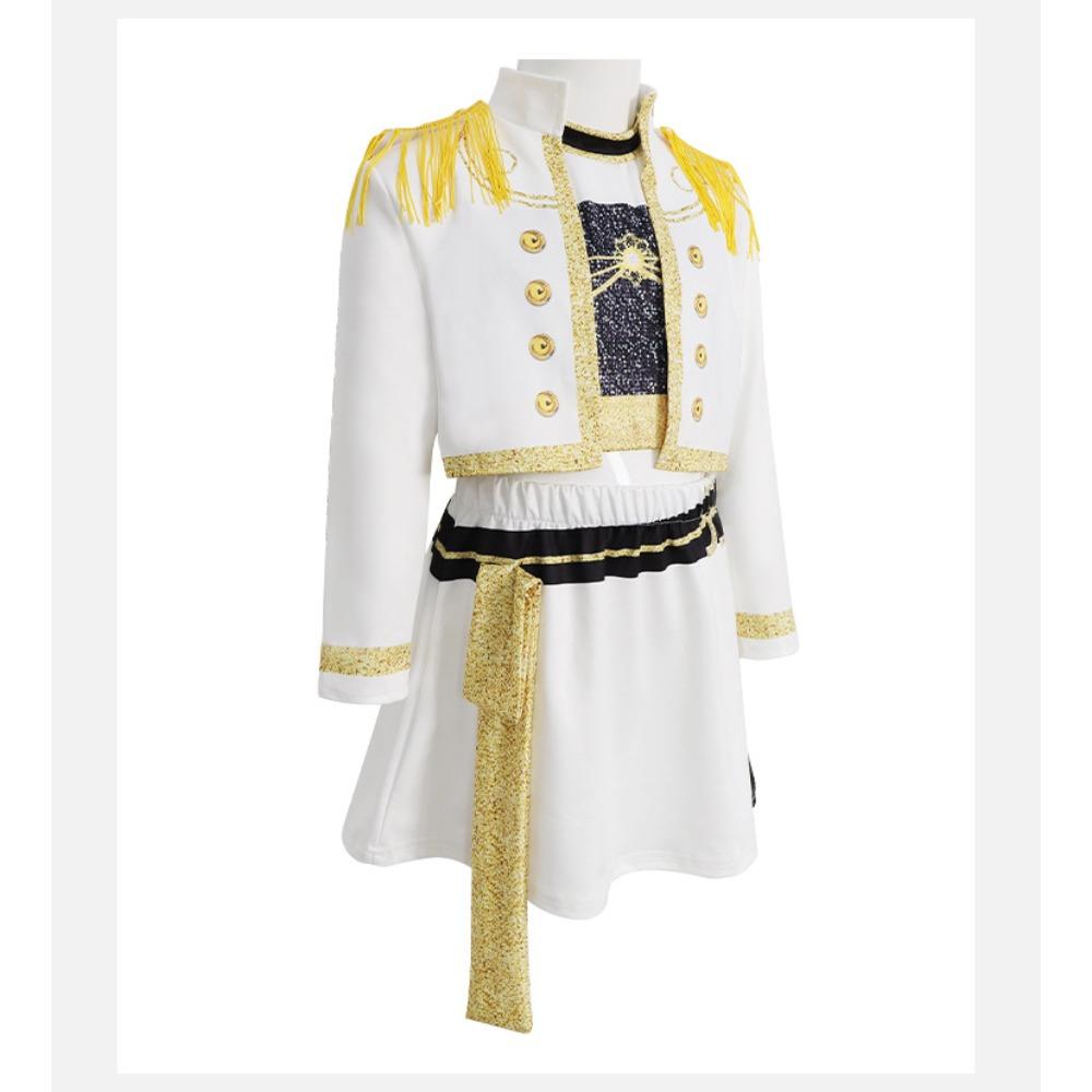 Mädchen Schule Bühnenauftritt Pop-Sänger Karnevalsparty Rollenspielkostüme Kinder Verkleidungsspiel Halloween Cosplay Outfit Anzug Set