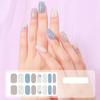 Nail Polish Novidades Designer Women Salon Nail Decals Sticker Pure Solid Tips Nail Self Set Co K7H2