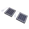 2pcs Monocrystalline Solar Panel USB Solar Panel  r 5W Portable   Light Bulb for Camping Hiking Tent Outdoor