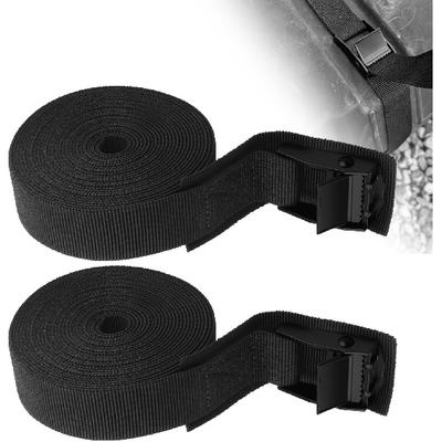 2PCS Cam Straps,11.8Ft Adjustable Lashing Straps with Buckles for Securing Gear,Maximum Load Capacity 300 Lbs Kayak Strap for Roof Racks Car