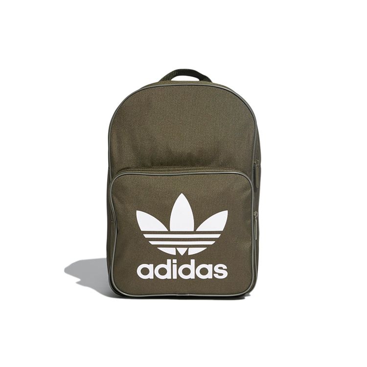Adidas Originals Trefoil Polyester Backpack Unisex Backpacks Green DW5187 Green