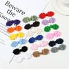 5Pcs Nylon Buttons Chinese Knot Button Chinese Handmade Cheongsam Buttons Knot Fastener Closures DIY Sewing Clothing Accessories