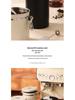 Mini Stainless Steel Coffee Canister with Spoon - Moisture-Proof Storage for Milk Powder, Dried Fruit, and Tea