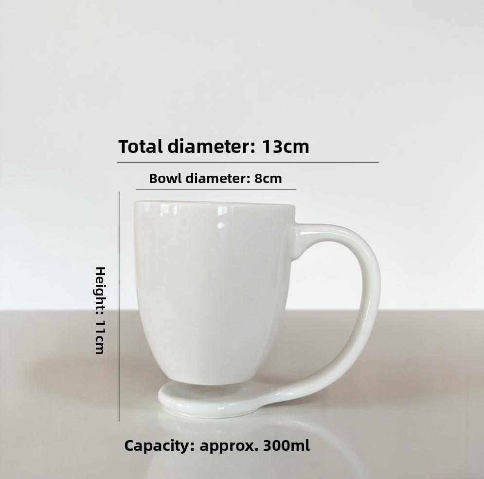 Kreative Hängende Cerc Tassen Große Kapazität Kaffeetassen Einfache Hotel Teetassen Paar Wasserbecher Einzelner Henkel Design