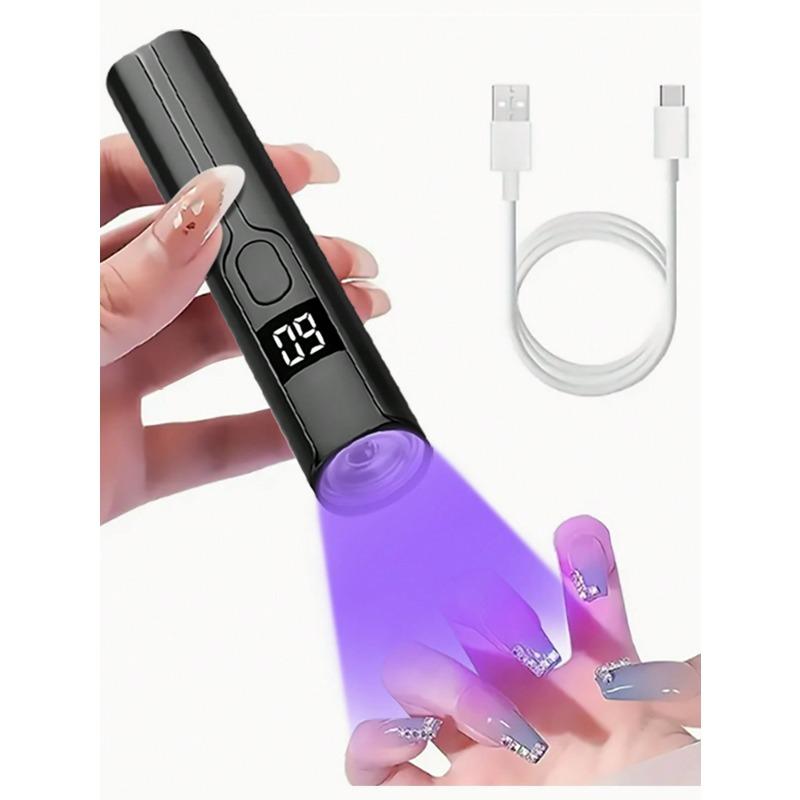 1 st Portabel UV LED-nagellampa Handhållen UV-lampa för naglar, Professionell nageltorklampa för gellack Snabbhärdande lampa DIY Manikyr Nagellackverktyg