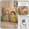 Green Wall Anne Sherley With E Pillowcase Toon Gift Cushion Cover Bedroom Home Sofa Chair Seat Decor Pillow Case