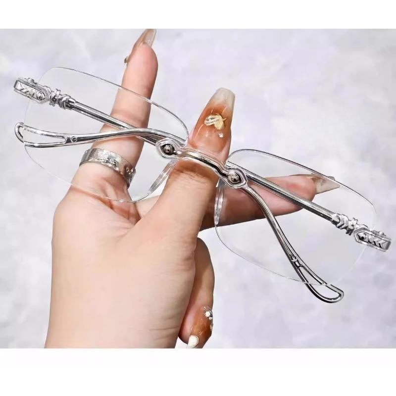 High-definition Reading Glasses for Middle-aged and Elderly People,Anti-blue Light Auto-zoom Color-changing Lenses for Men