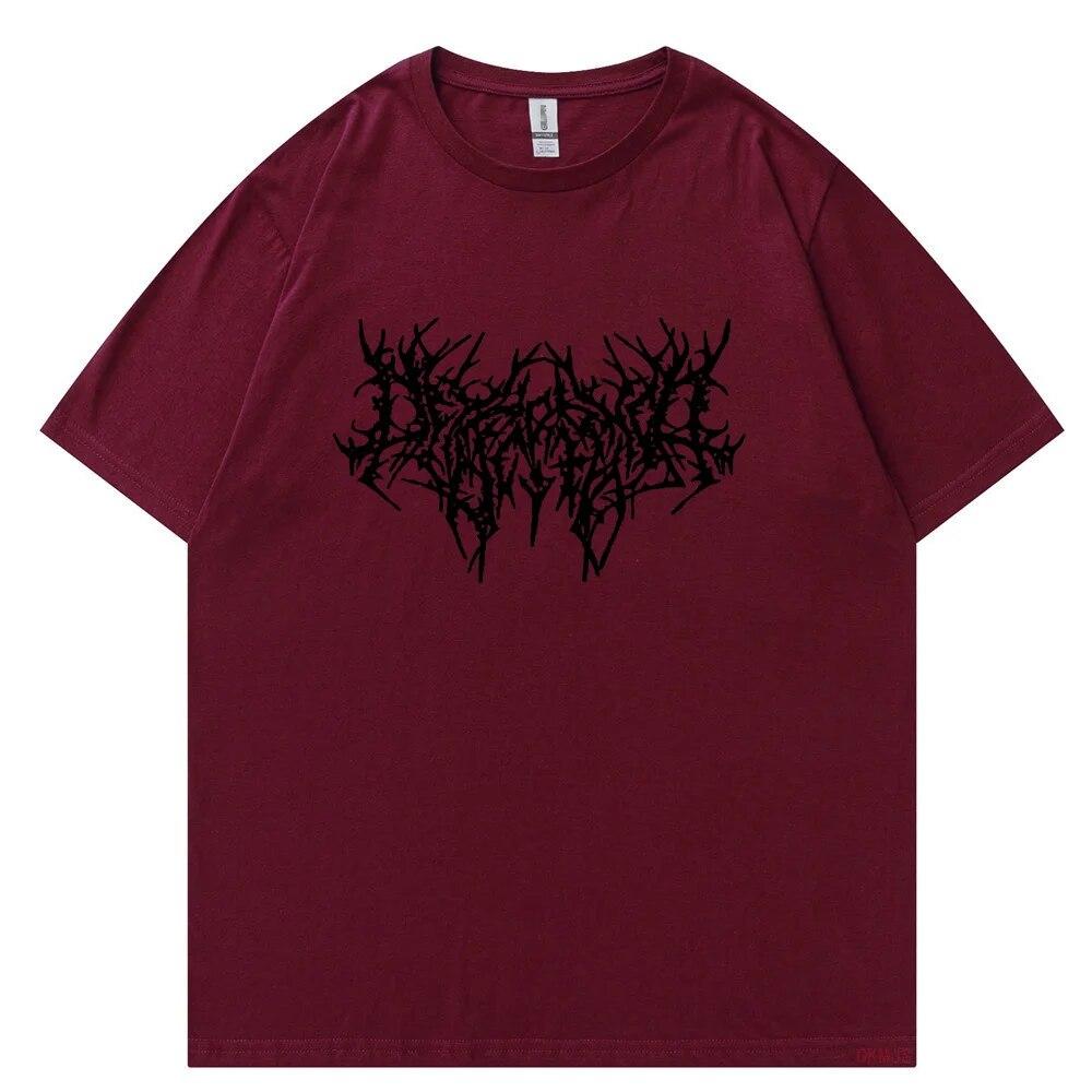 Готическая темная футболка унисекс WoUnisex Футболка большого размера Панк черная одежда — фото 24