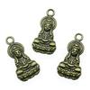 Buddha Statues Charms Multi Color Alloy Pendants For Spiritual Zen Jewelry Making
