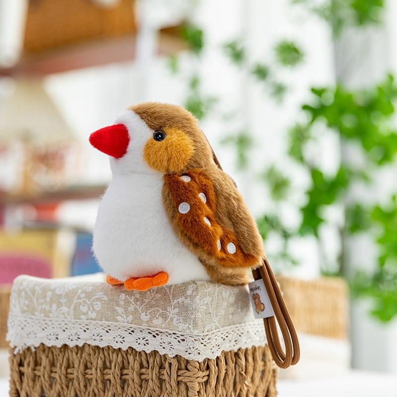 Uccello Cartone Animato Pappagallo Bambola Pinguino Uccello Peluche Giocattolo Ciondolo Carino Bambola Imbottita Oggetti di Scena Borsa Portachiavi Bambini Giocattolo Natale Compleanno