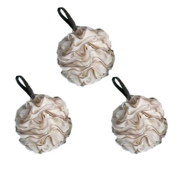 

3 шт., большой шарик для ванны, богатое пузырьковое полотенце, скребок для чистки тела, сетка для мытья душа, губка, аксессуары для ванной комнаты