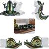1 Pcs 3D DIY Crystal Glue Mold Easter Lizard Snail Animal Ornament Jewelry Silicone Mold New