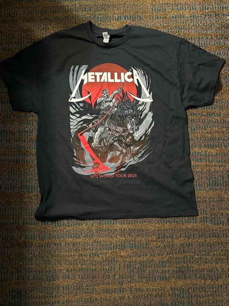 Metallica Denver CO M72 Tour 2025  Pop-Up Exclusive Reprint Unisex T-Shirt S