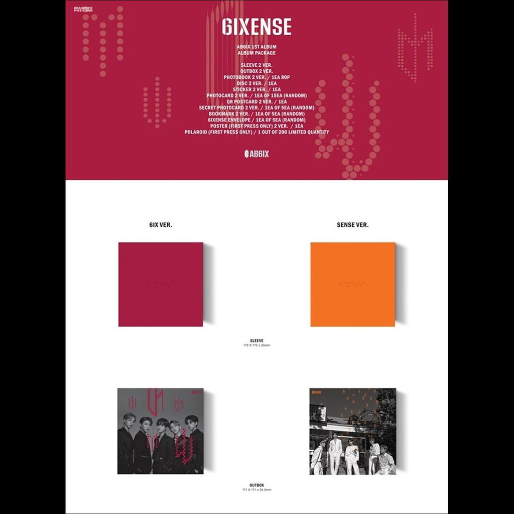 AB6IX [6IXENSE] 1st Album