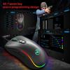 J300RGB Macro Programming Game Mouse With 7 Buttons To Turn Off Lights, Supports Various Games Wired Mouse