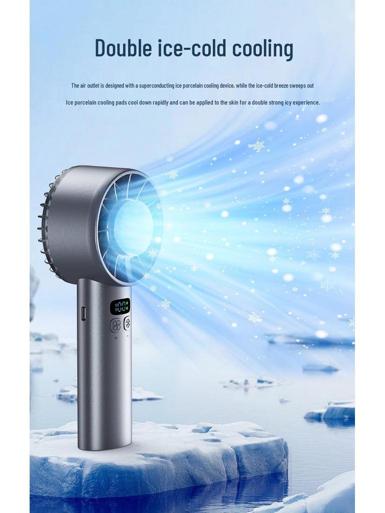 USB Handheld Fan: Compact, Long Battery Life, Powerful Wind, Silent Operation, Customizable Cooling