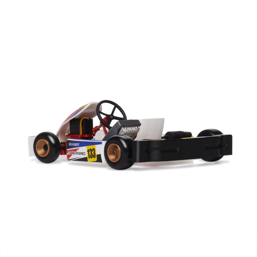 MinimumRC Sengi Kart-80 Mini RC Kart with Low Center of Gravity and Interlocking Steering Wheel (Unassembled)