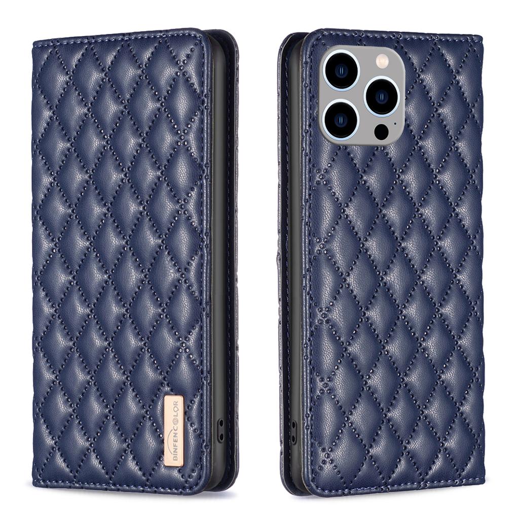 Modische Diamant-Leder-Kartenfächer, magnetische Flip-Wallet-Hülle für iPhone 15 14Plus 13 12 11 Pro Max XSMAX für Samsung S24 S23 S22 S21Ultra Plus A15 A25