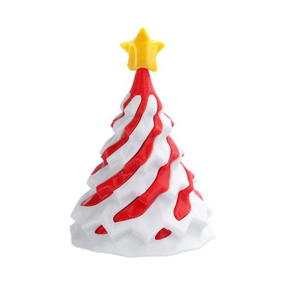 3D Printed Spiral Christmas Tree Toy Impossible Passthrough Sculpture Vortex Thread Illusion Stress Relief Kids Adults Mini Spiral Cone Fidget Toy