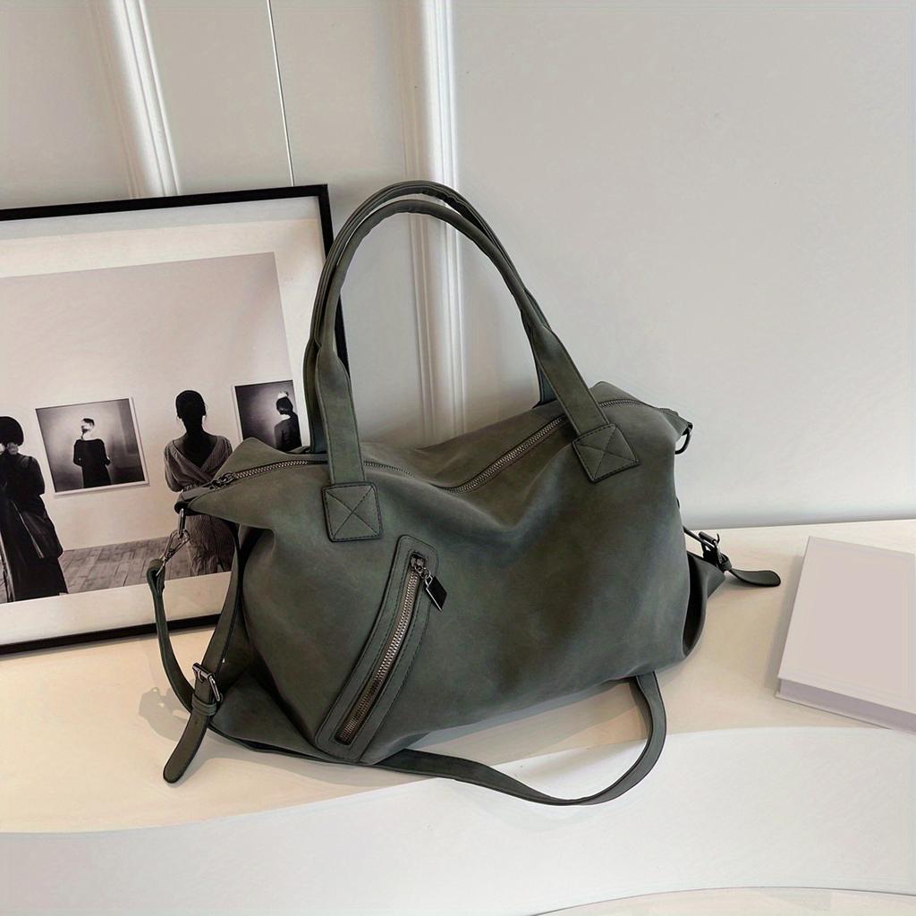 Leichte Vintage-Handtasche, Reisetasche mit großem Fassungsvermögen, Reisetasche für Geschäftsreisen, Umhängetasche für Outdoor-Sport, Schwimmen und Fitness
