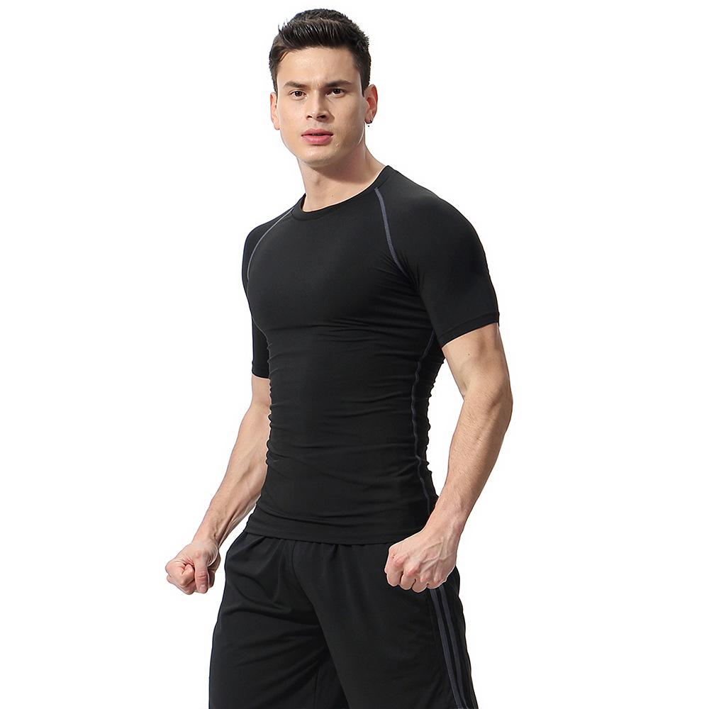 Men's Compression Shirts Quick Dry Fitness Gym t-Shirt Sport Bodybuilding Shirt Running Short Sleeve t-Shirts