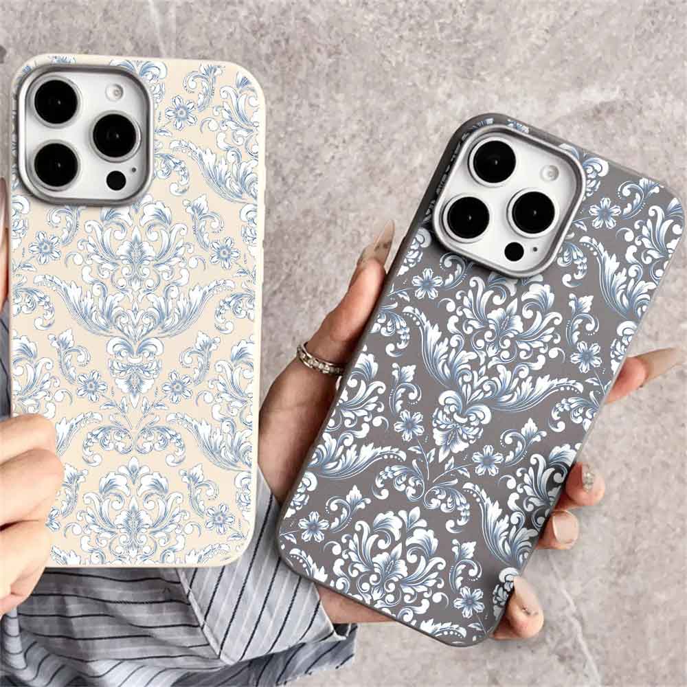 Floral Shell Mobile Clear Printed Case Phone Covers Cover TPU For Iphone Samsung Xiaomi Shockproof Cell Phone Case