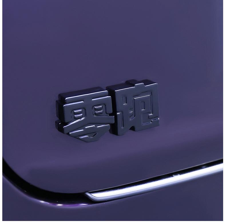 Per 2025 Leapmotor B10/C10/C01/C16 Emblemi Frontali Posteriori in Metallo Annerito Copertura Logo Universale per Veicolo Upgrade Sportivo Non Distruttivo