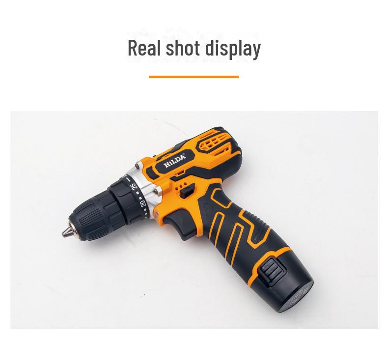 Hilda Rechargeable Lithium Multi-Function Impact Drill and Screwdriver